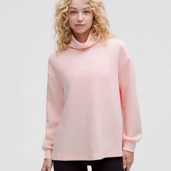 lululemon athletica Sweaters - Lululemon Softstreme Funnel-Neck Long Pullover